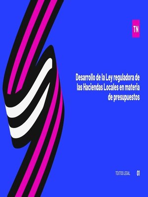 cover image of Desarrollo de la Ley reguladora de las Haciendas Locales en materia de presupuestos